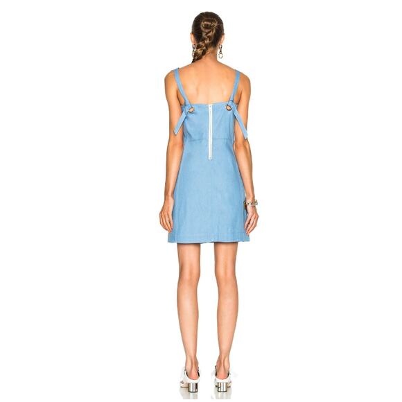 Rag & Bone Suffolk Mini Dress in Pale Blue 00 ($395) - Picture 3 of 12